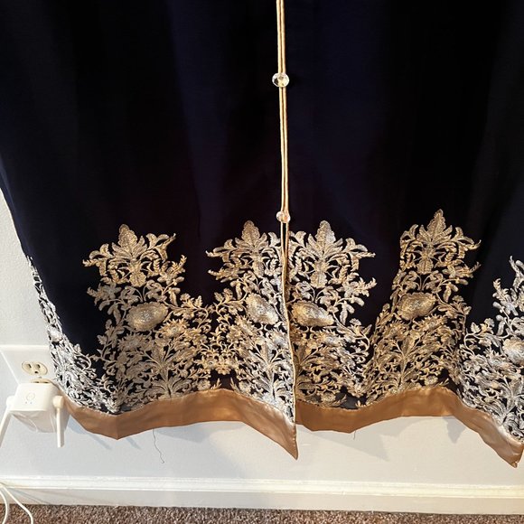 Indian tradition Salwar Kameex suit set , in Dark Blue, size 40 - Picture 4 of 10